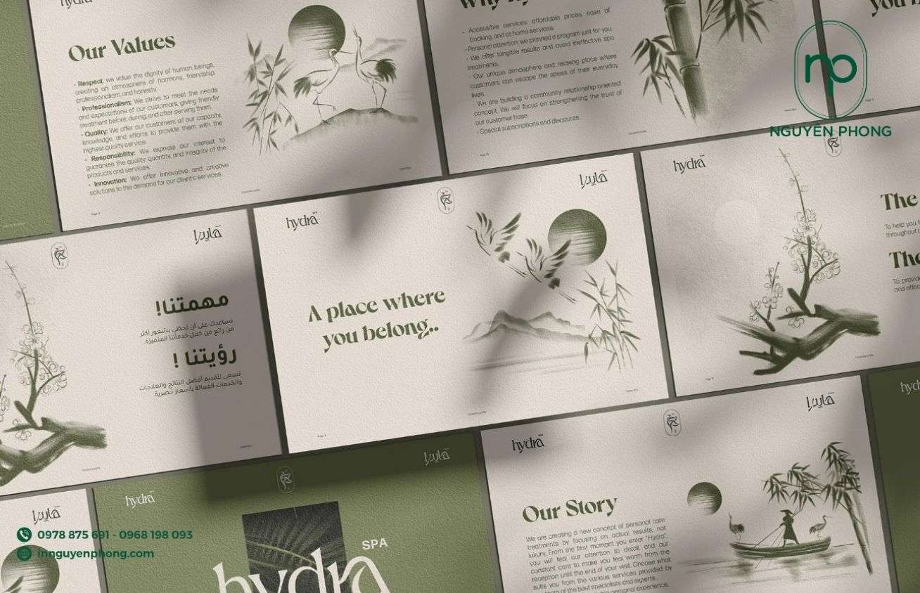 Mẫu logo thẩm mỹ viện in trên card visit